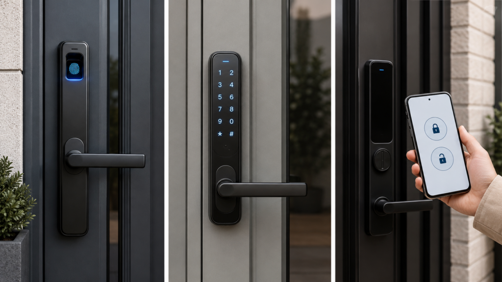 Fingerprint vs Keypad vs App Controlled Door Locks