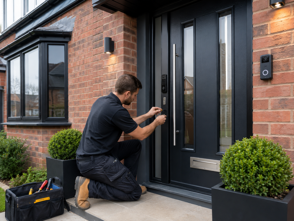 Smart Front Door Installation Cost UK