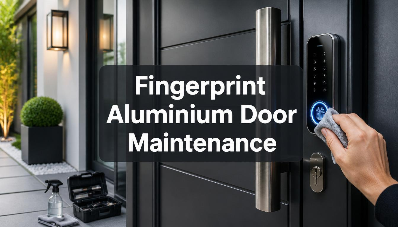 Fingerprint Aluminium Door Maintenance