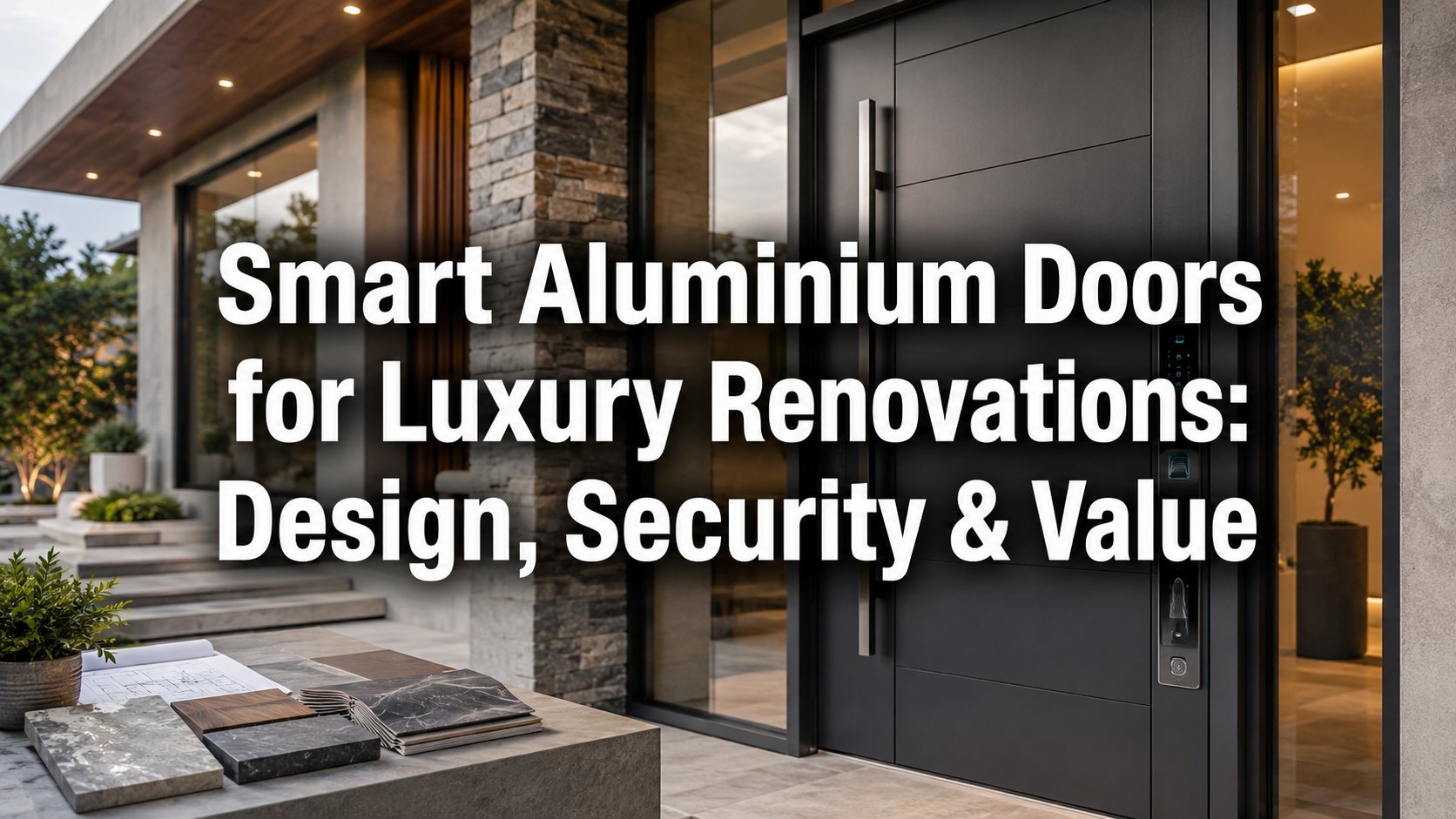 Smart Aluminium Doors for Luxury Renovations