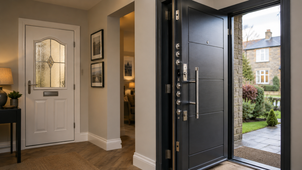 High Security Doors vs Standard Front Doors