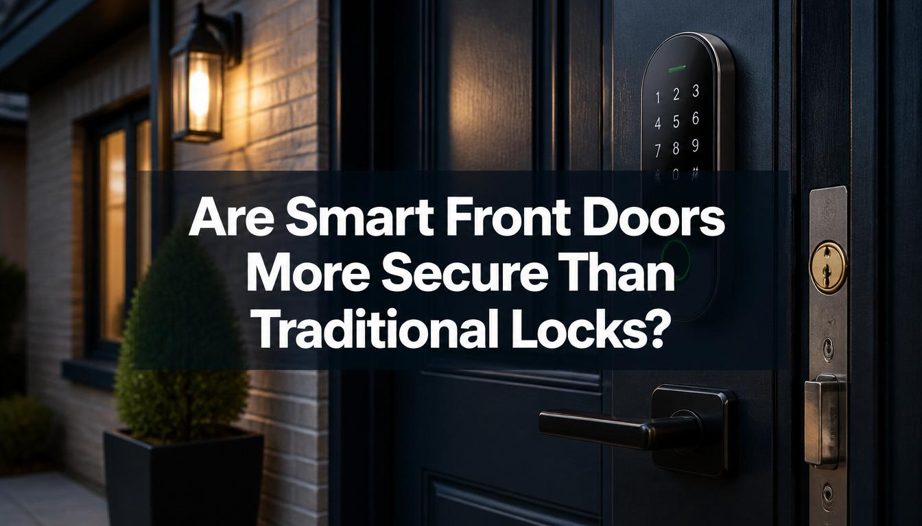 Are Smart Front Doors More Secure Than Traditional Locks