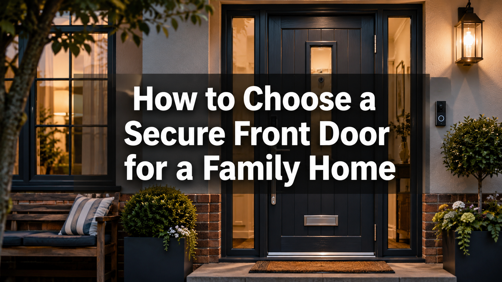 How to Choose a Secure Front Door for a Family Home