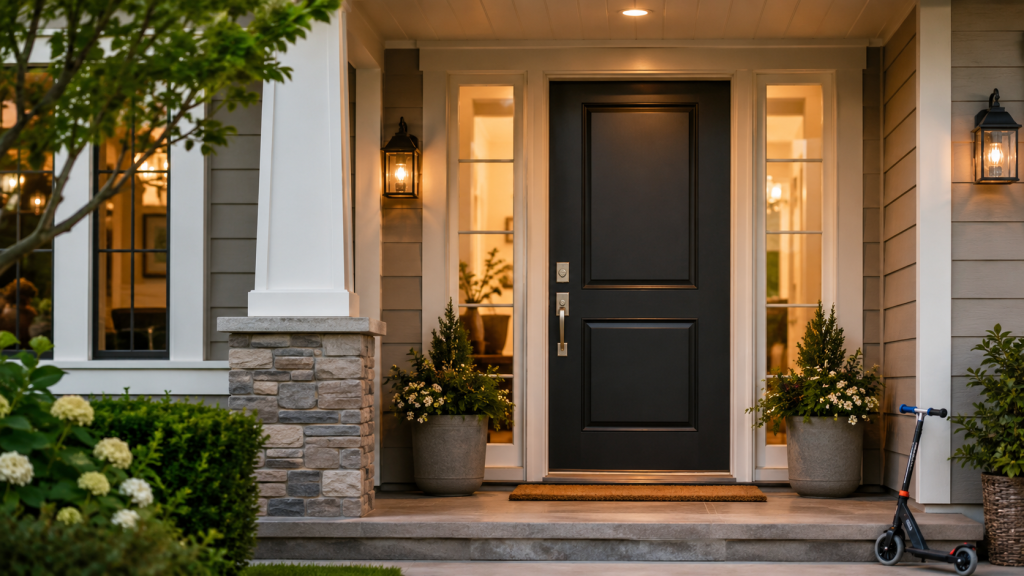How to Choose a Secure Front Door for a Family Home