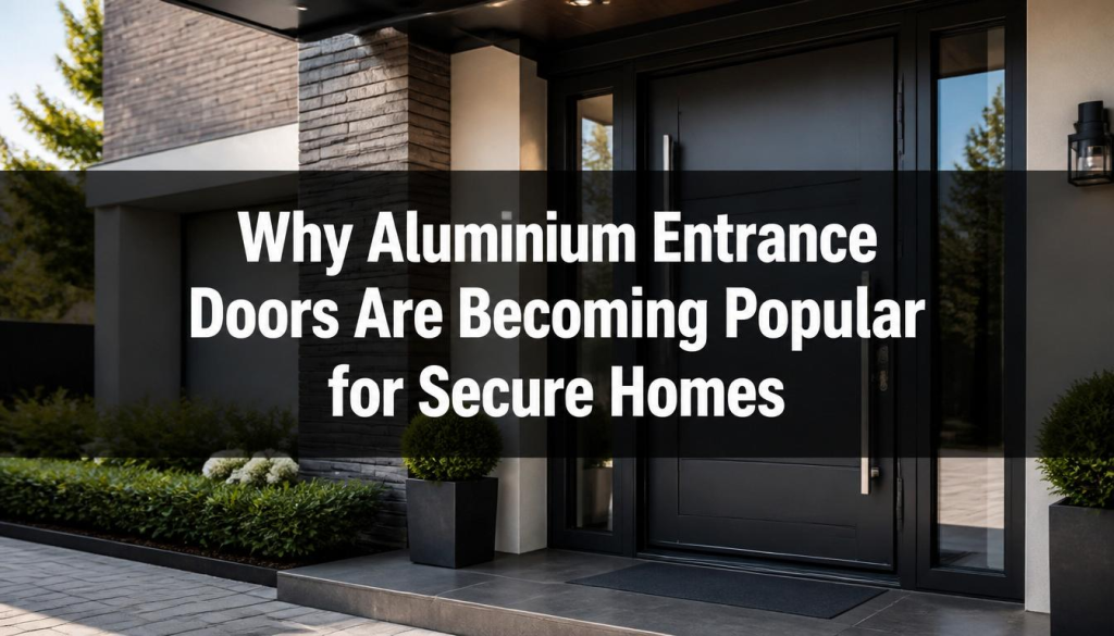 Why Aluminium Entrance Doors Are Becoming Popular for Secure Homes